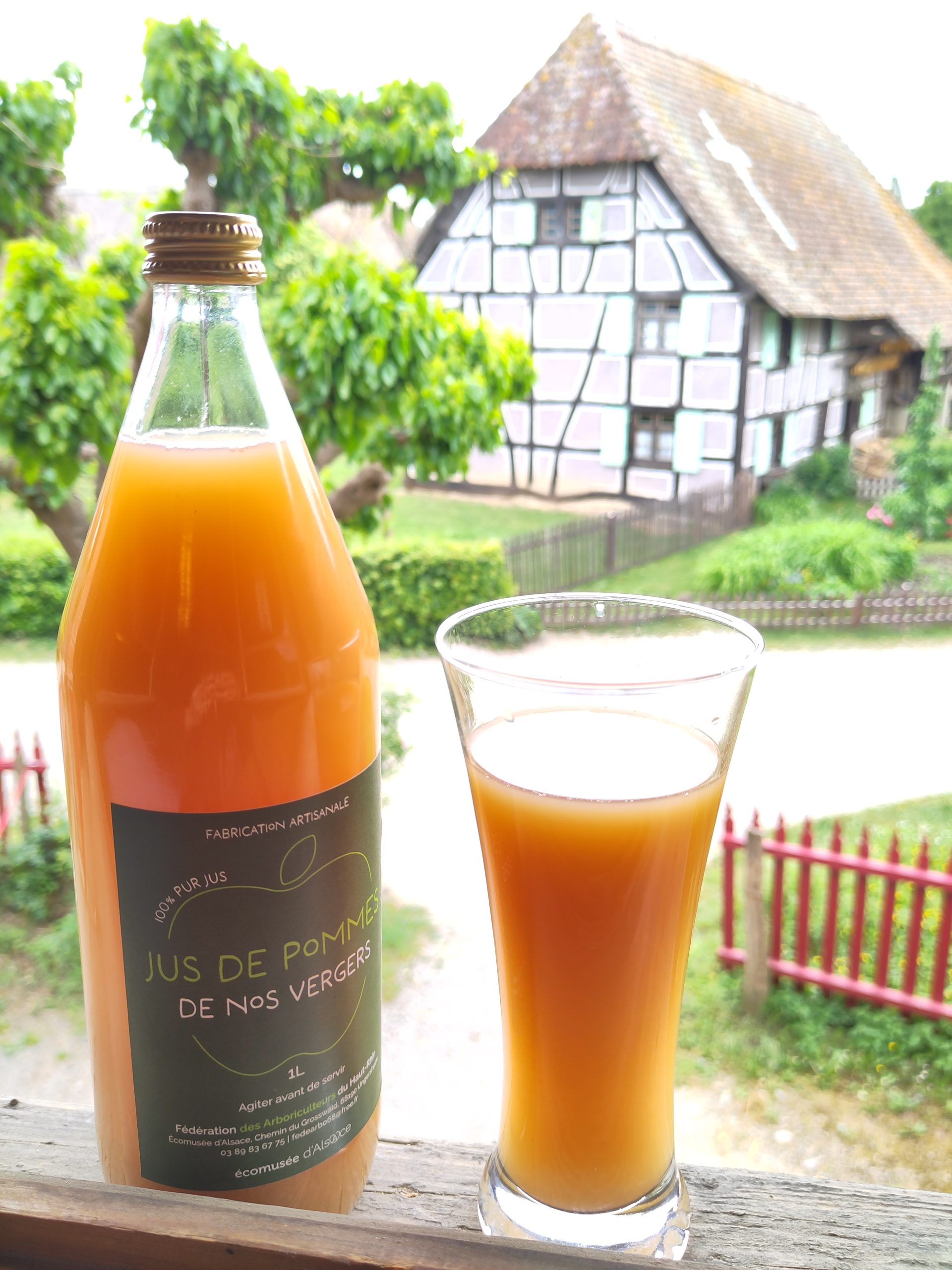Jus de pomme de nos Vergers - 100% pur Jus