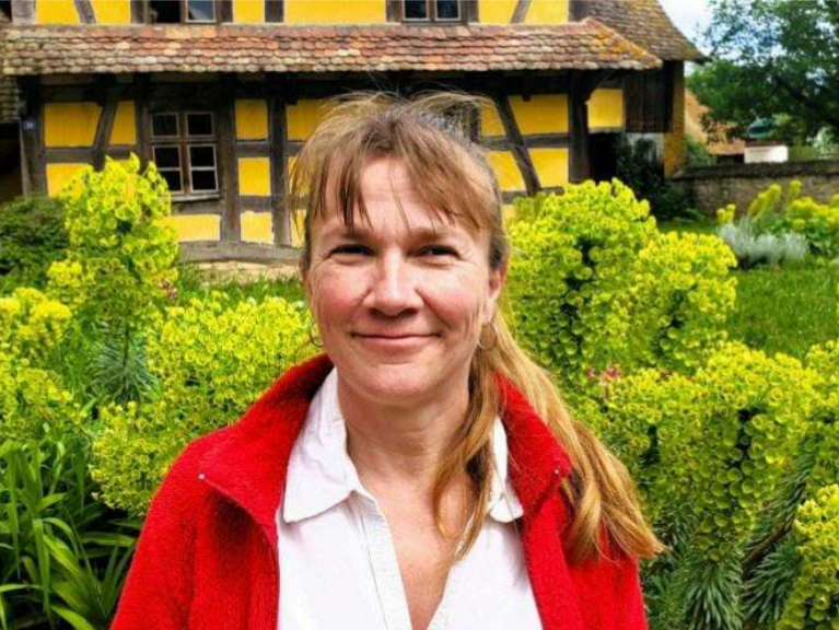 Portrait de Martine Schnell, première présidente de la fédération des arboriculteurs du Haut-Rhin
